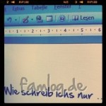 Wie schreib ich’s nur