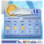 Yahoo-Widget Wetter