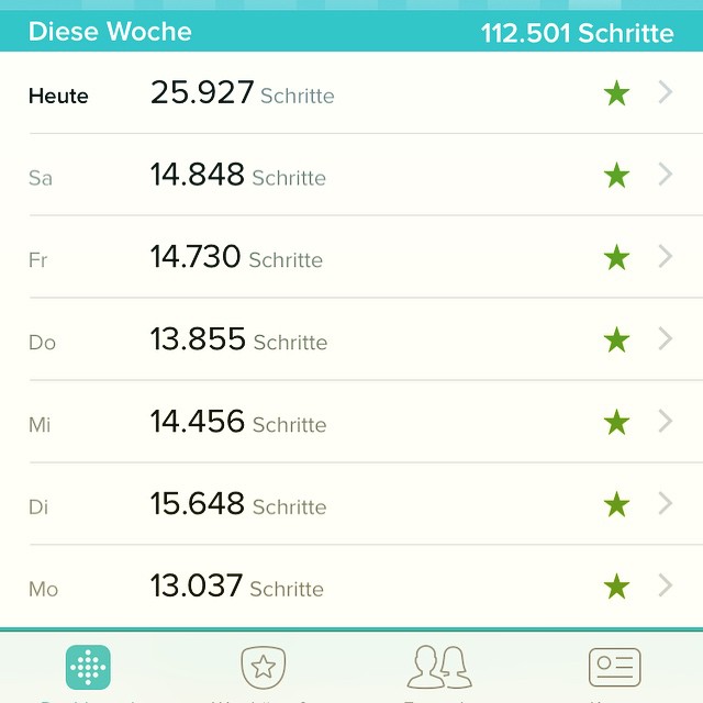 FB-FitBit-Challenge-Woche #fitbit #chargehr #fitbitfacebookgruppe #challenge