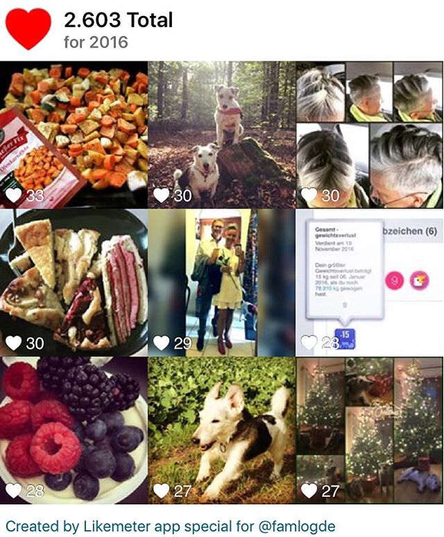 Instagram best nine 2016  #instagram #bestnine2016 #danke #thankyou #herzchengeber